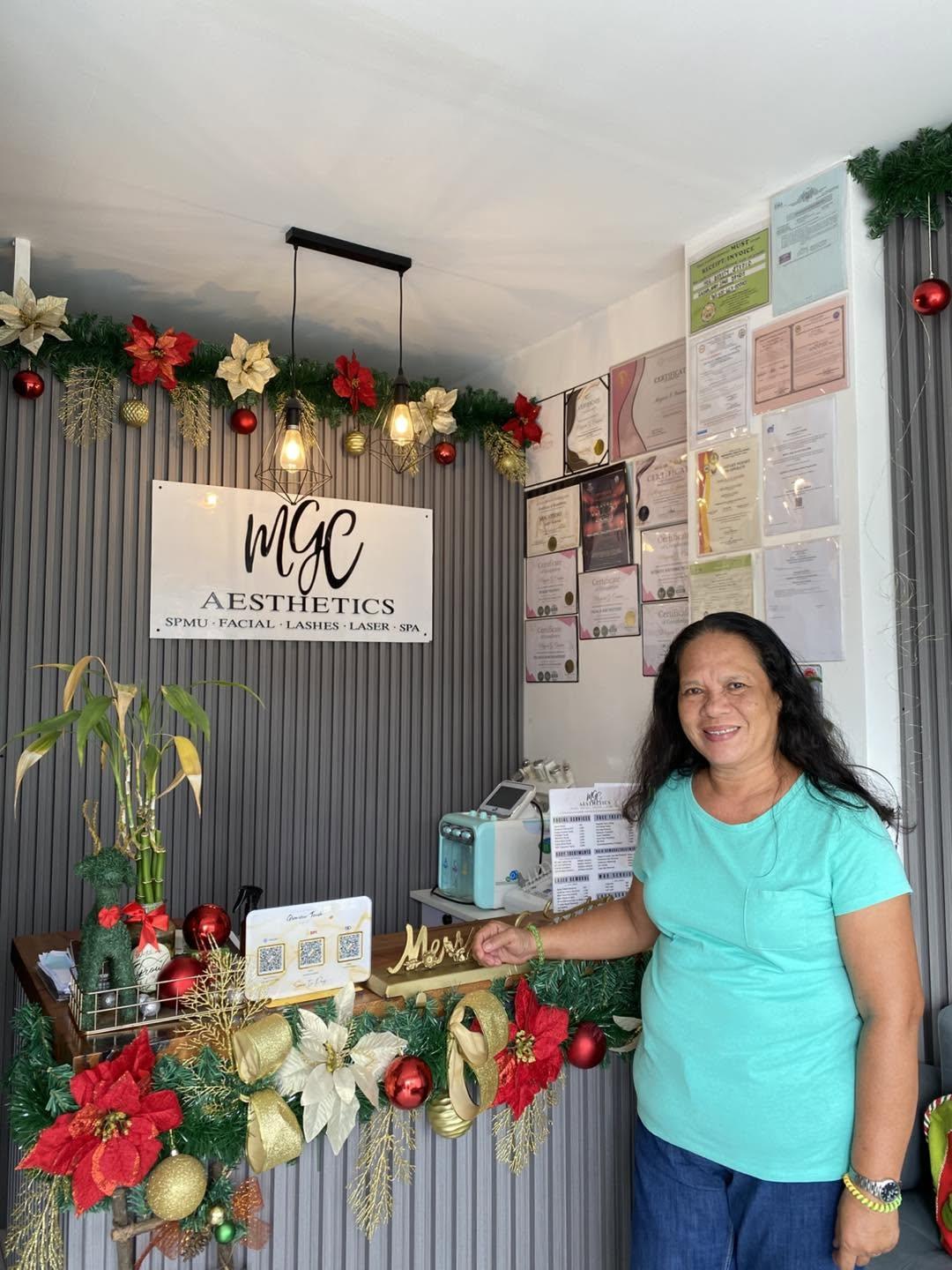 Client transformation at MGC Aesthetics in Tarlac