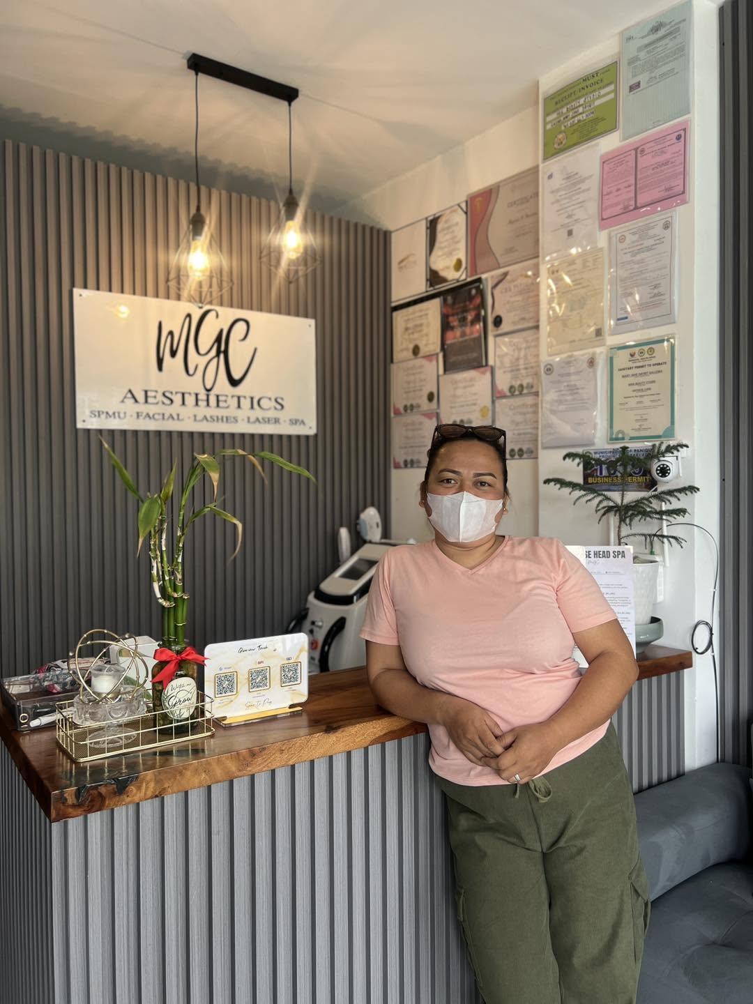 MGC Aesthetics client result in Paniqui, Tarlac